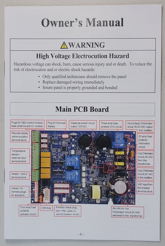 Carte électronique Hayward AquaRite Pro GLX-PCB-PRO - Neuve - Fabriquée Aux USA