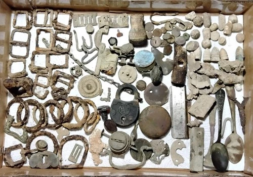 100+ Civil War Relics dug in Central Virginia $42.00 + $21.00 shipping