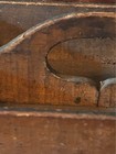 Rare Scarce Curly Tiger Maple Farmhouse Wooden Tool Tray Worn Primitive — photo 5