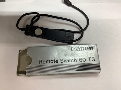 Canon Remote Switch 60 T3 for T70 T90 EOS 650 620 750 850 630 RT A2 A2e
