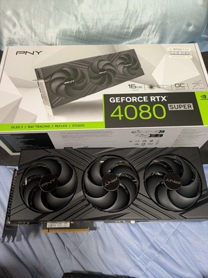 PNY GeForce RTX 4080 SUPER 16GB OC GDDR6X LED Working good condition