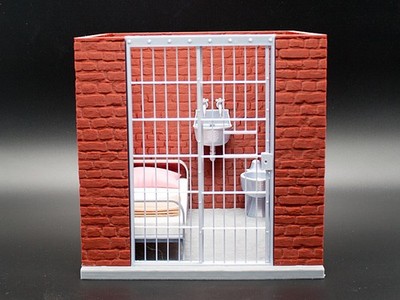 Gefängniszelle Diorama 1:12 - 3D gedrucktes Miniatur Prison Cell Modell