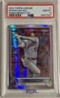 2022 TOPPS CHROME 1 SHOHEI OHTANI PRISM REFRACTOR PSA 10 GEM MINT LA DODGERS