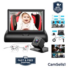 Universal Baby Car Mirror with 360 Adjustable Night Vision for Ultimate Safety
