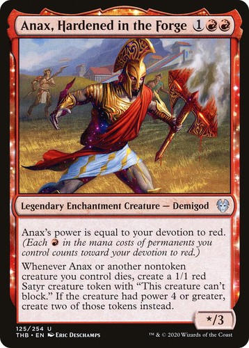 Anax, Hardened in the Forge (Foil) Theros Beyond Death #125