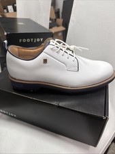 FootJoy Dryjoys Premiere Series Field Golf Shoes - White/Navy 54396 8.5,8,7M7.5W