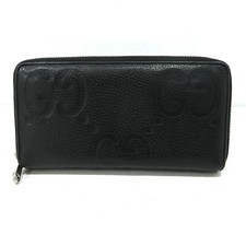 Gucci Jumbo GG Sling Bag M Black Logo Used