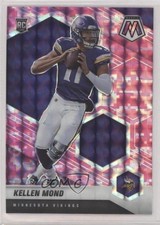 2021 Panini Mosaic Rookies Pink Camo Mosaic Prizm Kellen Mond #321 12g7