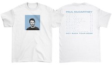 Paul McCartney Got Back Tour 2022 Box Photo T-shirt Size S-5XL