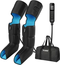 FIT KING Air Compression Leg and Foot Boots Massager for Circulation 3 Timer