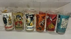 Vintage Coca Cola "Around The World"  Drinking Glasses Set Of 6