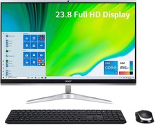Acer Aspire C24-1651 All-in-One Desktop PC – 23.8" FHD Display – Slim & Fast