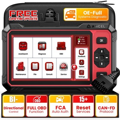 ANCEL DS410 Lite All System Bidirectional Car OBD2 Diagnostic Scanner Oil SAS