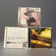 Bloc Party Cd Album Bundle X3- Intimacy - A Weekend In The City - Silent Alarm