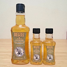 Reuzel 3-in-1 Tea Tree Shampoo Conditioner Body Wash 11.83oz  3.38oz  3.38oz