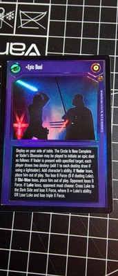 Star Wars CCG Decipher SWCCG: Reflections FOIL Epic Duel