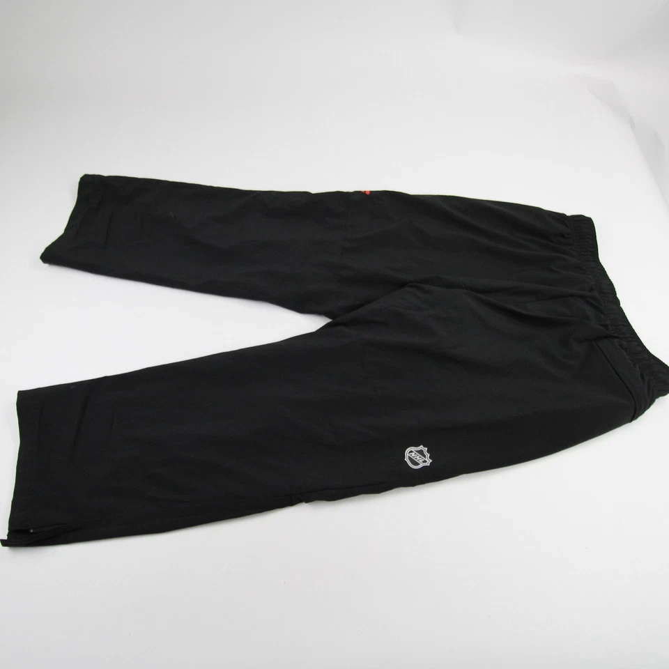 Pantalones deportivos New Jersey Devils Fanatics para hombre negros usados Foto 3 de 4