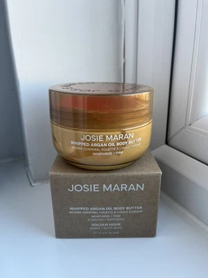 Josie Maran Golden Hour - Whipped Argan Oil Refillable Firming Body Butter Jar