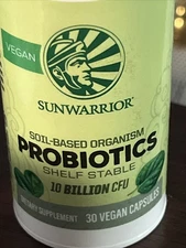Sunwarrior Vegan Soil Based Organism Probiotics 10 Billion CFU Vegan Capsules