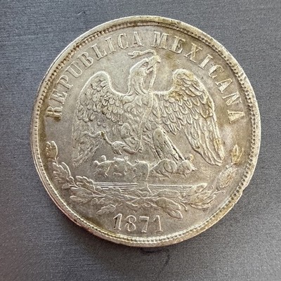 1871 Mexico Silver Peso