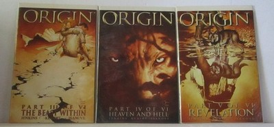 MARVEL COMICS WOLVERINE THE ORIGIN #s3,4,5--BAGGED--BOARDED--UNREAD