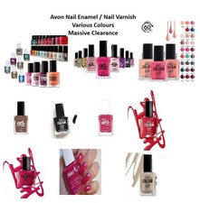 AVON Nail Enamel Nail Varnish Various Colours Small To Bulk Massive Sale Now On