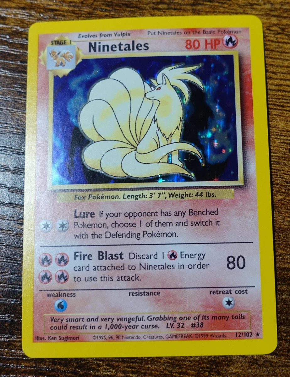 Ninetales Pokémon TCG Cards for sale | eBay