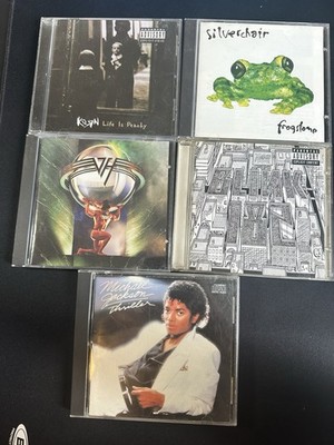 Rock And Pop CD Lot Of 5 Michael Jackson Van Halen  Korn