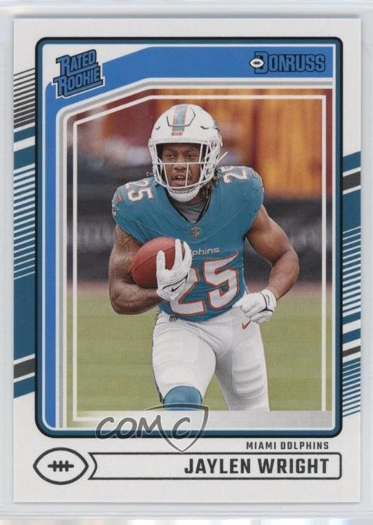 2024 Panini Donruss Rated Rookie Jaylen Wright #344 Rookie RC 1eh5