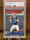2018 Panini Playoff JOSH ALLEN Rookie RC #205 PSA 8 NM-MT Buffalo Bills 🔥