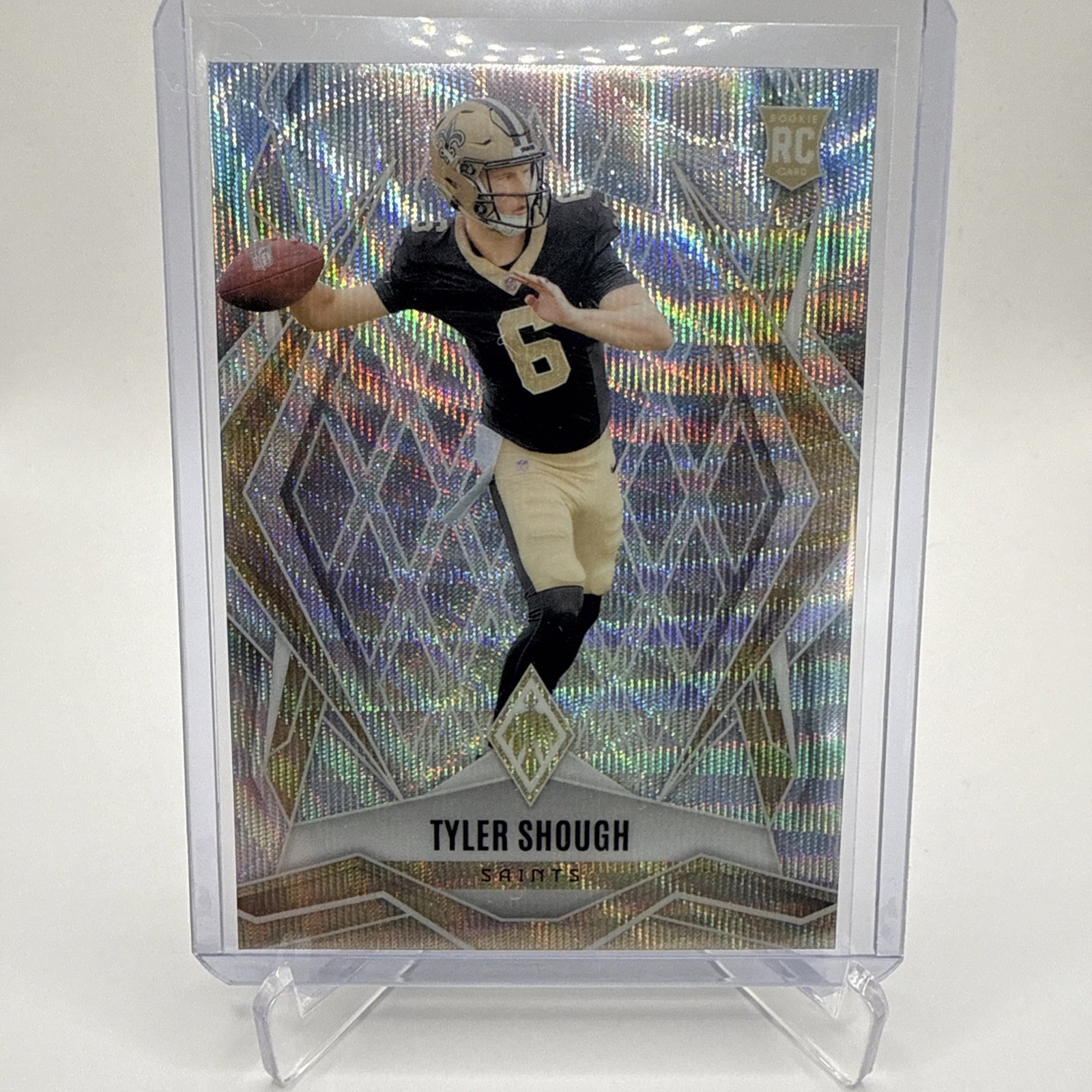 2025 Panini Phoenix Tyler Shough #169 Wave /199 Saints RC