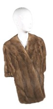 Autumn Haze Emba Natural Brown Mutation Mink Stole Crandell Furs Vintage Omaha