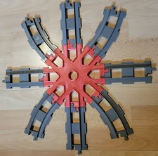 Lego Duplo Eisenbahn 8 Fach Weiche /Kreuz 