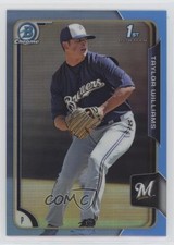 2015 Bowman Twitter Exclusive Blue Refractor 4/10 Taylor Williams #BCP115 0c3