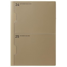 Laconic Planner 2025 A5 Monthly 2 Pockets Beige LAMS83-160BE