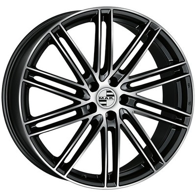 ALUFELGE MAK LEIPZIG FUR PORSCHE TAYCAN Y1A CROSS TURISMO 9X20 5X130 BLACK MIRR