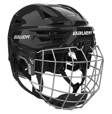 Bauer Re-Akt 155 Helm Combo mit Gitter Bambini Schwarz