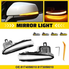 For Toyota RAV4 2019-23 LED Side Mirror Sequential Dynamic Turn Signal Lights D