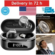TOZO NC9 Wireless Earbuds with Active Noise Cancelling, IPX8 Waterproof