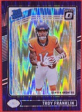 2024 Panini Donruss Optic - Rated Rookie Troy Franklin #294 Purple Shock...