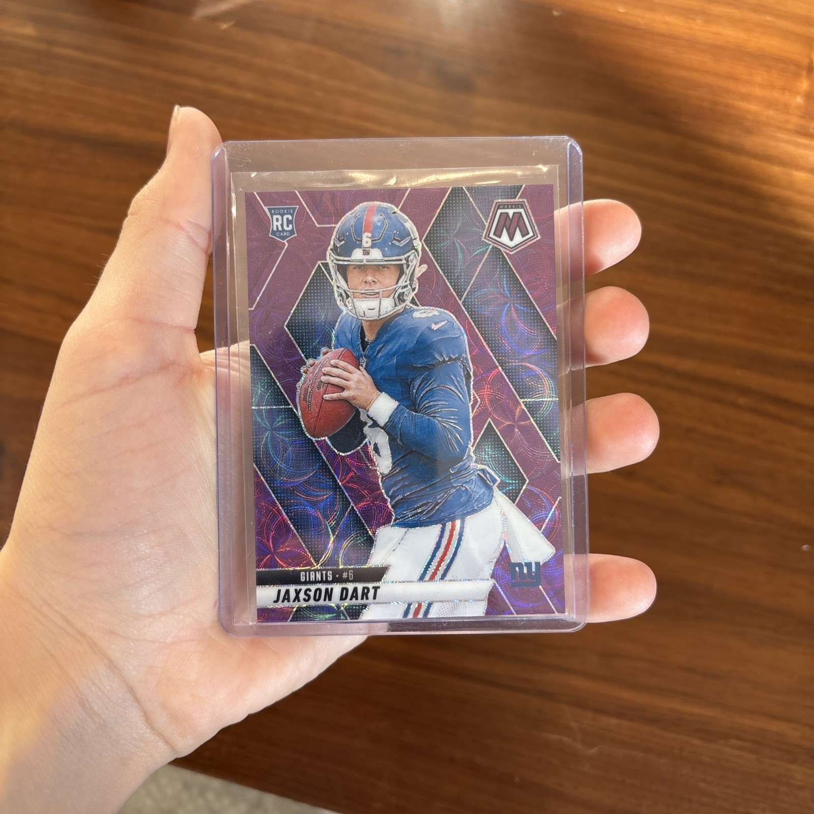 2025 Panini Mosaic Jaxson Dart (RC)  Purple Scope No. 362 🔥