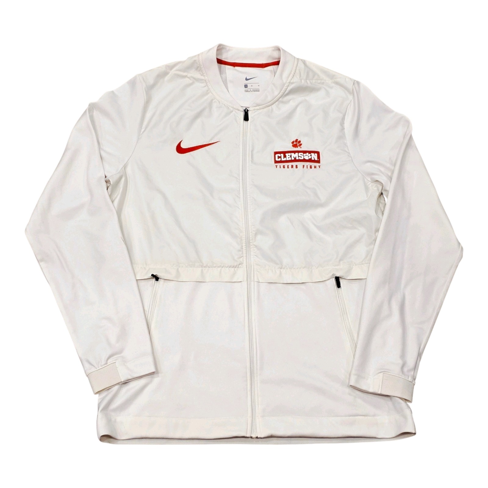 Men's Nike Clemson Tigers Team Issue Full Zip Rivalry Elite Hybrid Jacket Medium