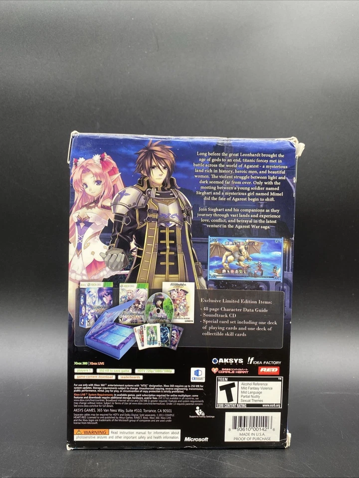 Record of Agarest War Zero Limited Edition Microsoft Xbox 360 Game NEW ‘READ’ - Image 3 of 4