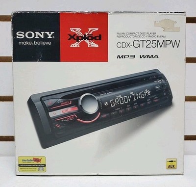 Sony Xplod (CDX-GT25MPW) Car FM/AM Stereo, CD Player & MP3