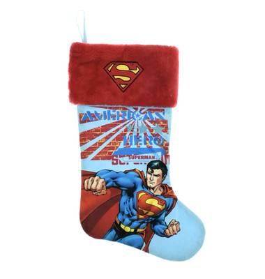 NEW NWT Christmas Stocking Superman