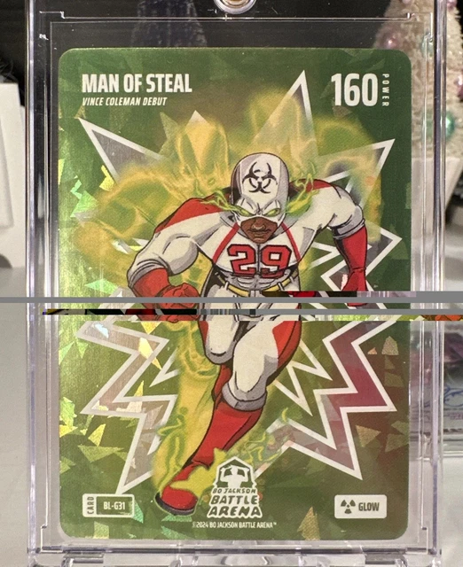 Man Of Steal Bo Jackson Battle Arena Blast Alpha Glow SSP Vince Coleman