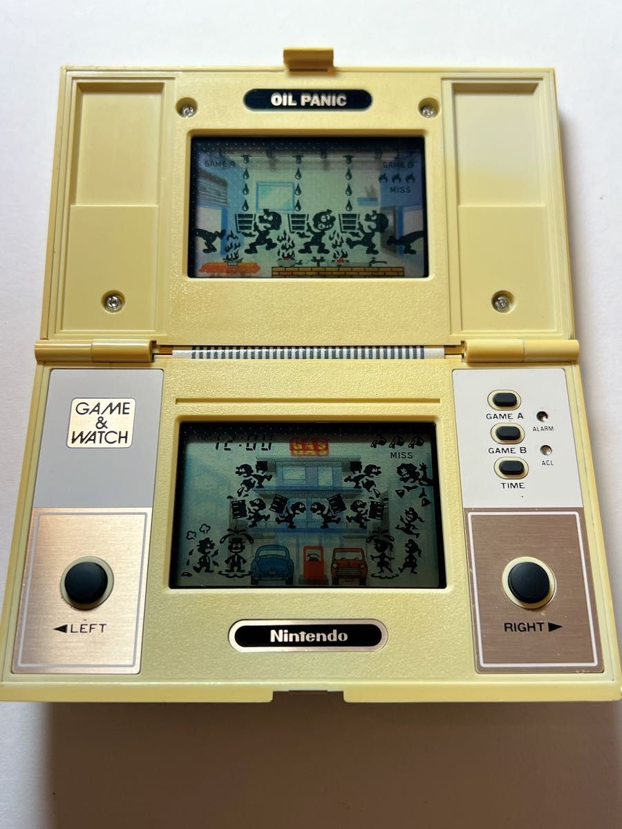 【レア】Nintendo OIL PANIC ゲーム&ウォッチ 電池付き Nintendo Game & Watch Oil Panic Wide Screen Tested Working | eBay