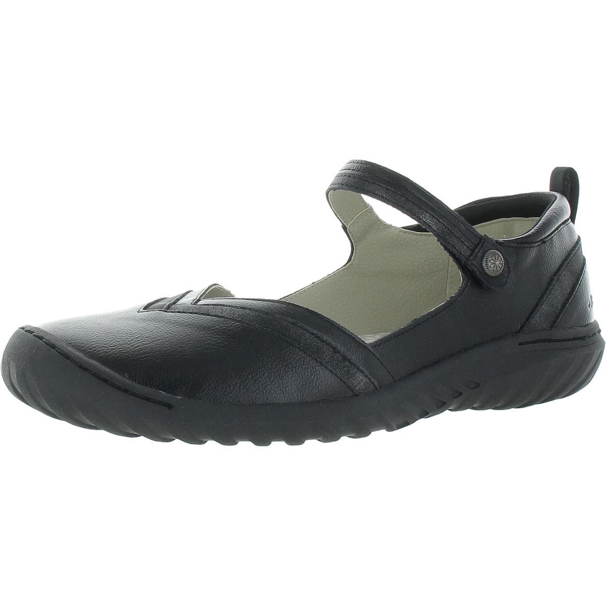 Женские туфли Mary Janes на плоской подошве черного цвета воронова крыла JBU by Jambu, размер 11, средний (B,M), BHFO 1144