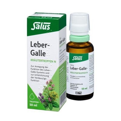 2x LEBER GALLE Kräutertropfen N Salus 50 ML