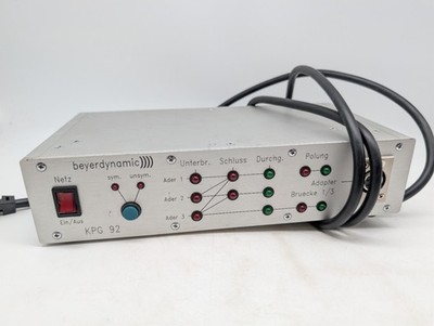 Beyerdynamic KPG 92   Profi Kabel-Prüfgerät / Leitungs-Tester   Audiotechnik